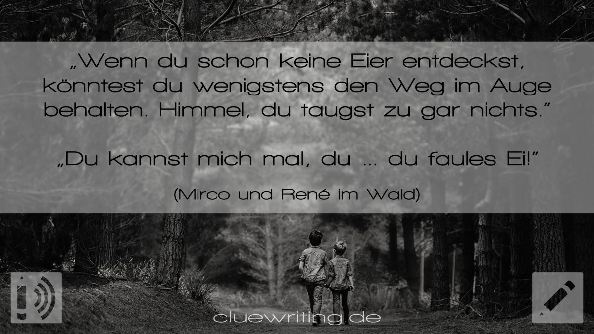 Oster-Special | Mirco und René im Wald